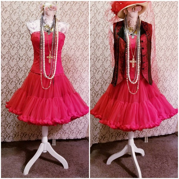 Bustier, Petticoat, Madonna Costume, Burlesque, 80