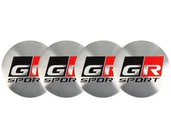 BrandneuerToyota GR Gazoo Racing*4 GR Radkappen Set Silver Corolla Yaris GR86 Supra Huilex Rav4