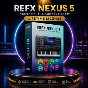 reFX Nexus 5 Music Production Plugin | Lifetime Access - Instant Download