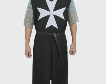 MEDIEVAL TEMPLAR cosplay Costume Tunic Crusader Renaissance LARP