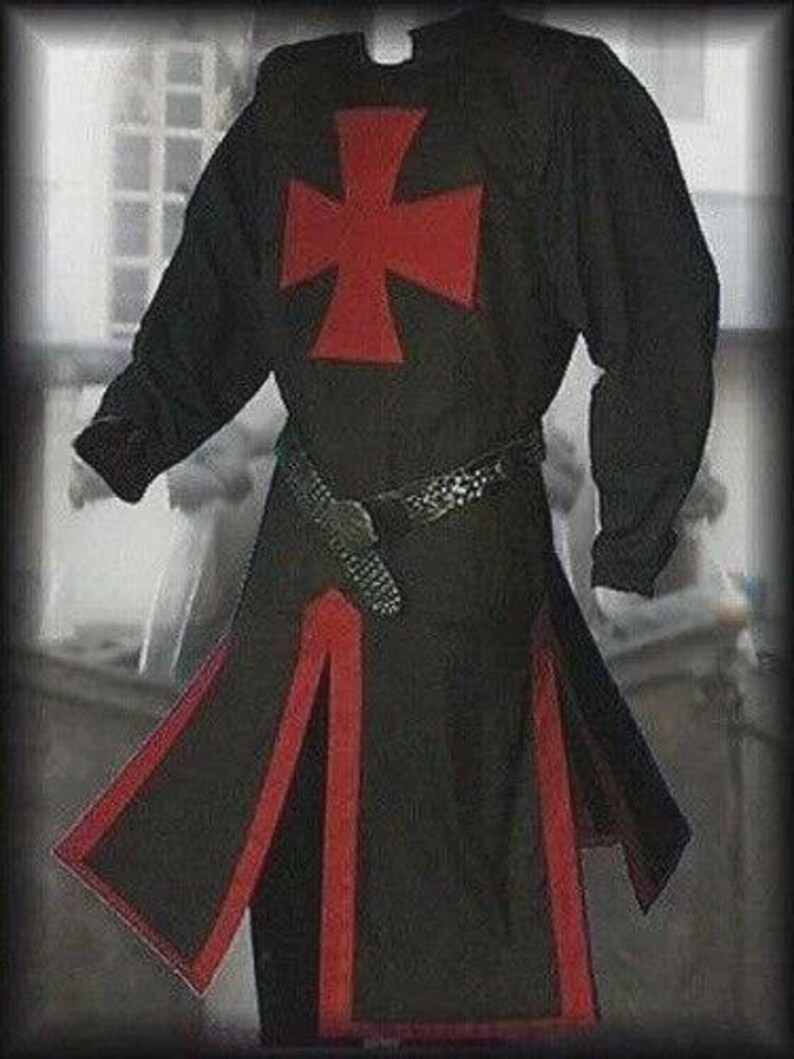 Pattern Templar Tunic Medieval Templar Tunic & Cloak Renaissance Dress for Men LARP SCA - Etsy