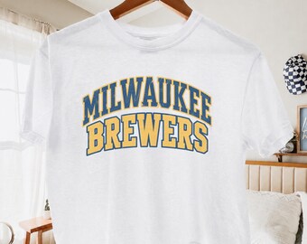 Vintage Milwaukee Shirt Comfort Colors® Baseball Mom T-Shirt, Women’s Brewers Game Day Tee, Baseball Fan Gift, The Brewers Super Bowl Shirt