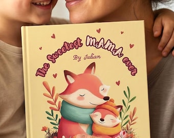 Personalized Mom Storybook, First Mothers Day Gift From Kids, Custom Mummy Keepsake Birthday Book