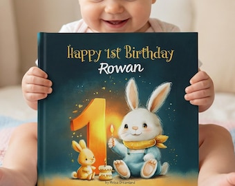 Personalized 1st Birthday Book, One For The Books, Custom Name Story, Baby Turning 1 Gift