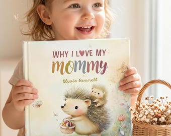 Personalized First Mothers Day Book from Baby, Mommy and Me Storybook Gift for Mom