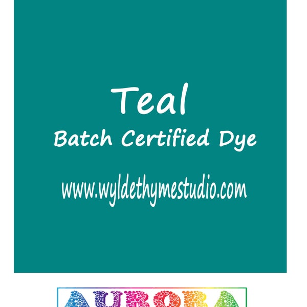 Teal Green Dye - Batch Certified Dye | Water Soluble Dye | Bath Bomb Dye | Soap Dye | Craft Dye | Premium Colorant | FDA Premium Dye | FDC