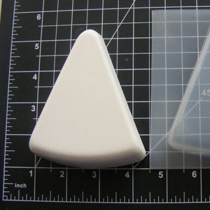 Triangle Mold - 4&quot; Plastic Mold | Soap Mold | Resin Mold | Craft Mold | Plaster Mold | Bath Bomb Mold | Chocolate Mold | Treat Mold