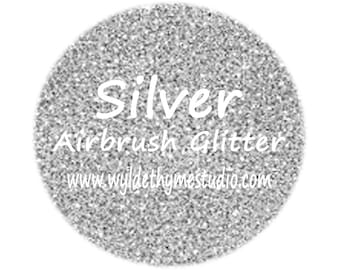 Original Silver Glitter - Airbrush Glitter | Biodegradable Glitter | Plastic Free | Bath Bombs | Soap | Crafts | Nail Art | Cosmetic Glitter