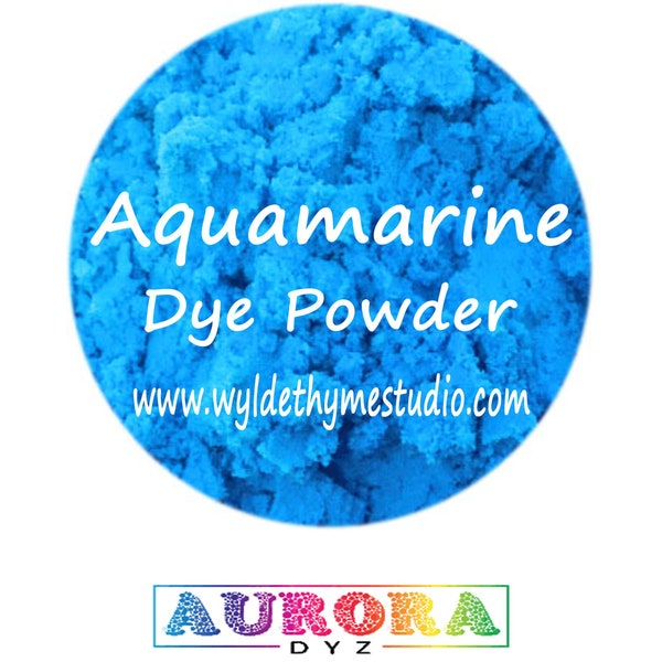 Aquamarine Dye - Water Soluble Dye | Bath Bomb Dye | Soap Dye | Craft Dye | Purple Dye | Premium Dye | Concentrated Dye | Aurora Dyz