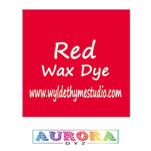 Red Wax Dye - Wax Dye | Wax Melt Dye | Red Wax Melt Dye | Red Colorant | Auroradyz | Dye Powder | Concentrated Wax Dye Powder | Red Wax