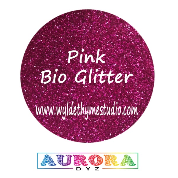 Pink Bio Glitter - Airbrush Glitter | Biodegradable Glitter | Plastic Free | Bath Bomb | Soap | Crafts | Nail Art | Cosmetic Glitter