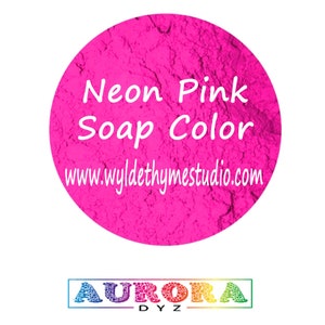 Neon Pink - Soap Colorant | Oil Soluble Colorant | Craft Colorant | Neon Dye | Soap Dye | Aurora Dyz