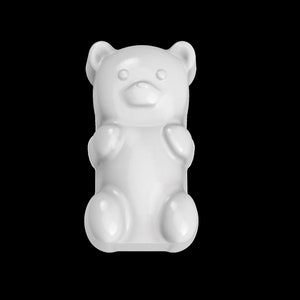 8 Cavity SHINY Large Gummy Bear Silicone Mold 