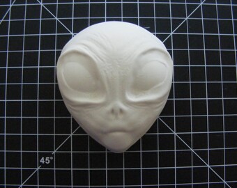 chocolate mold resin mold alien mold bath bomb mold extraterrestrial mold Detailed Alien Head Plastic Mold or Silicone mold soap mold