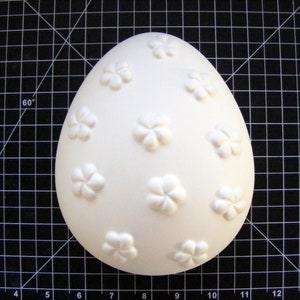 XXL Easter Egg Mold - 7.5&quot; Plastic Mold for Breakables | Soap Mold | Resin Mold | Craft Mold | Plaster Mold | Bath Bomb Mold | Smash Mold