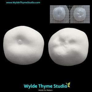 Apple 2 Piece Mold  - Plastic Mold for Bath Bombs | Soap Mold | Resin Mold | Craft Mold | Bath Bomb Mold | Apple Bath Bomb Mold