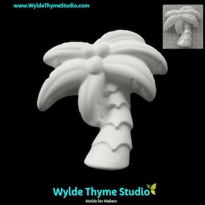 Palm Tree Mold - Plastic Mold for Bath Bombs | Soap Mold | Resin Mold | Craft Mold | Bath Bomb Mold | Plastic Bath Bomb Mold | Tropical Mold