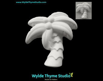 Palm Tree Mold - Plastic Mold for Bath Bombs | Soap Mold | Resin Mold | Craft Mold | Bath Bomb Mold | Plastic Bath Bomb Mold | Tropical Mold