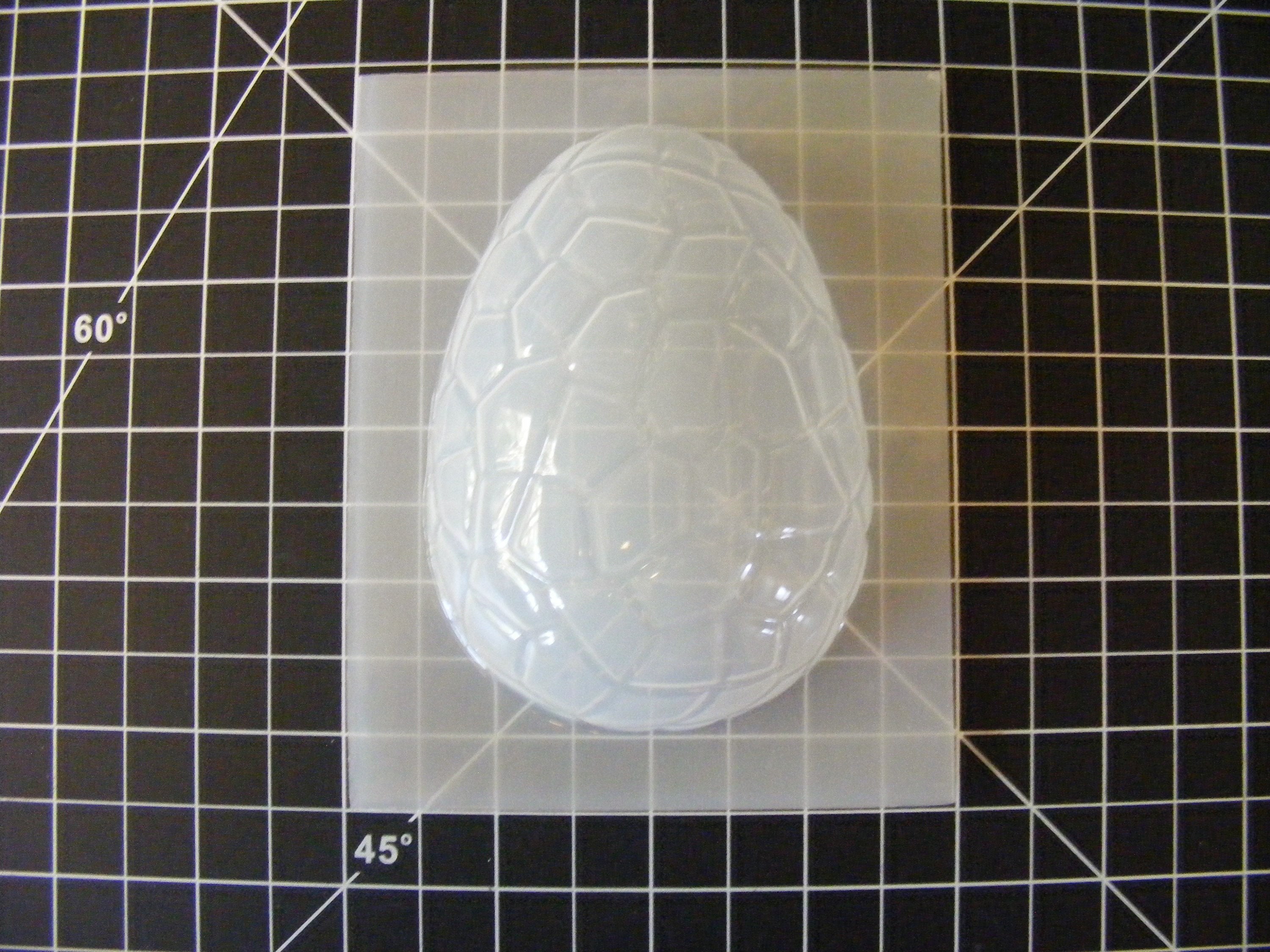 Flat Backed Large Dragon or Dino Egg LDPE Plastic Mould Soap wax Bath Bomb Mo... 