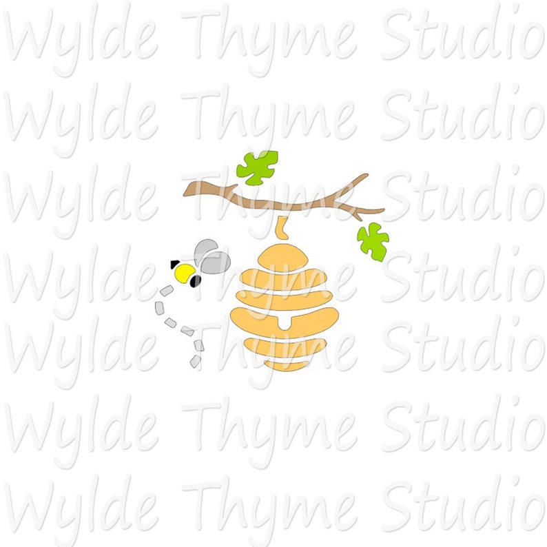 Honey Bee &amp; Hive Stencil Bath Bomb Stencil Cookie Stencil | Etsy
