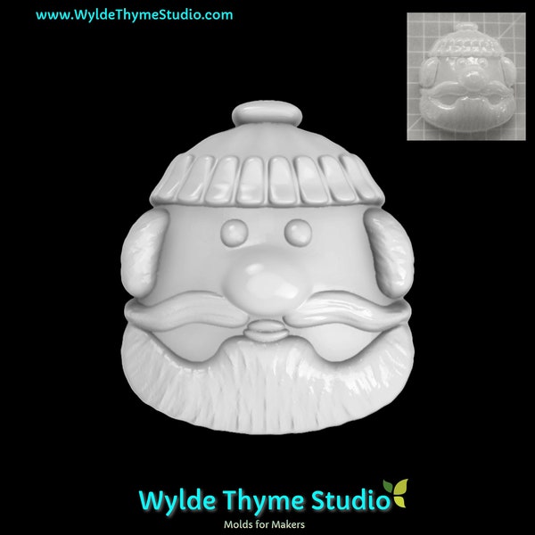 Yukon Cornelius Mold - 3.50" Craft Mold | Soap Mold | Resin Mold | Chocolate Mold | Bath Bomb Mold | Treat Mold | Plaster Mold | Christmas