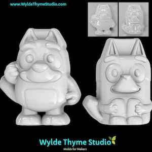 Heeler Dog Mold - Bath Bomb Mold | Soap Mold | Resin Mold | Craft Mold | Treat Mold | Chocolate Mold | Plaster Mold | Dog Mold | Cartoon
