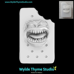 IScream Sandwich Mold - 3.45&quot; Plastic Mold | Chocolate Mold | Soap Mold | Craft Mold | Bath Bomb Mold | Plaster Mold | Halloween Mold