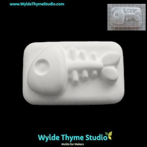 Fish Bones Mold  - Plastic Mold for Bath Bombs | Soap Mold | Resin Mold | Craft Mold | Plaster Mold | Bath Bomb Mold | Craft Mold