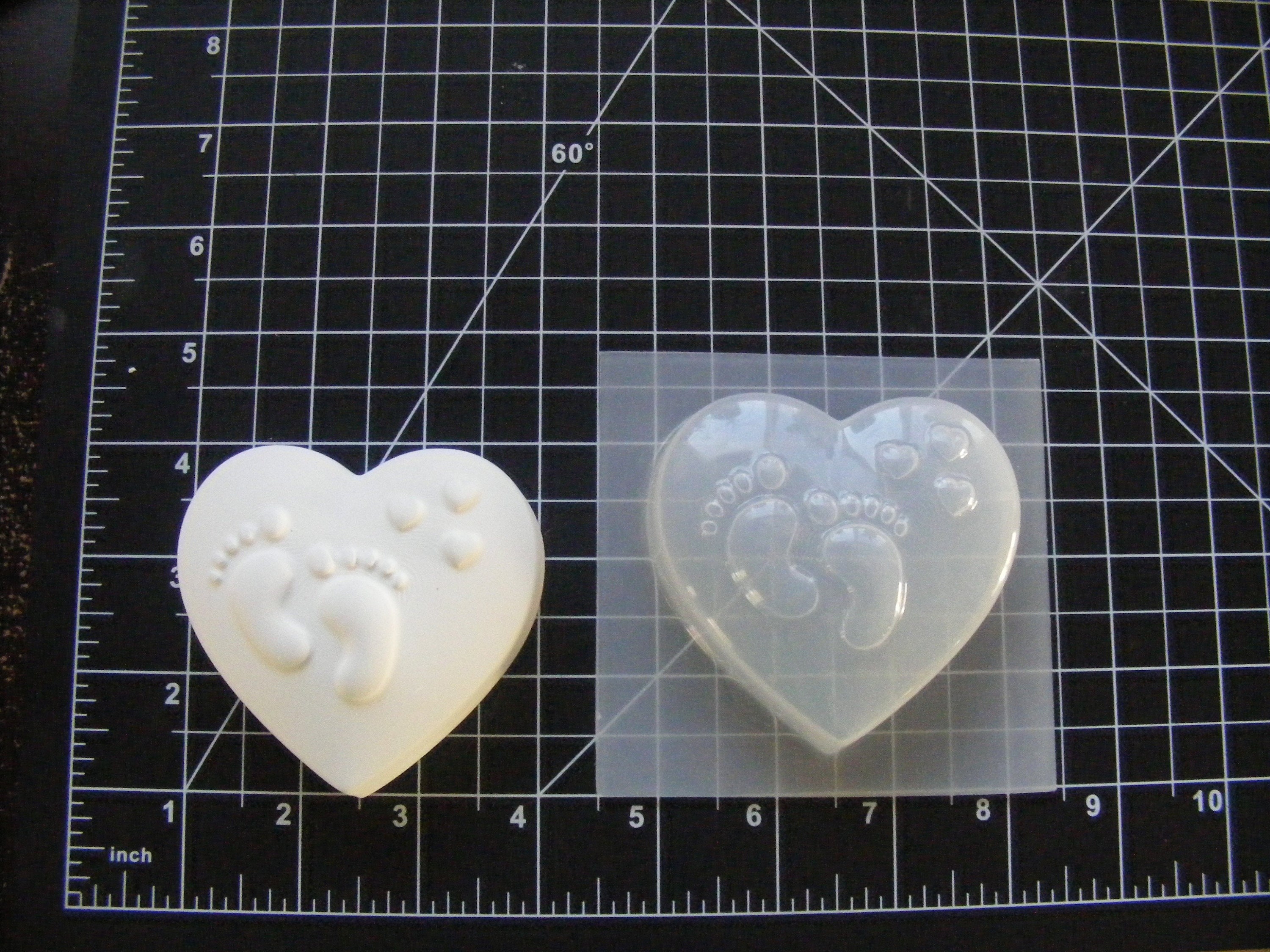Baby Love Heart Mold Plastic Mold for Bath Bomb Soap Mold Etsy