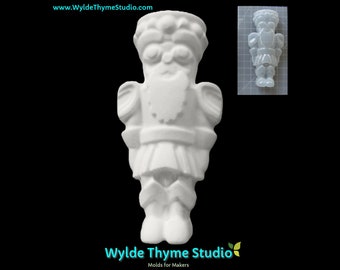 Duke Nutcracker Mold - Plastic Mold for Bath Bombs | Soap Mold | Resin Mold | Craft Mold | Bath Bomb Mold | Plastic Nutcracker Mold