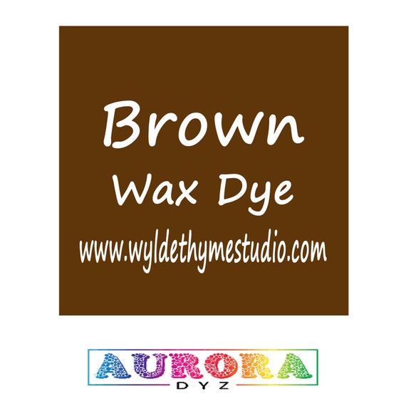 Brown Wax Dye Wax Dye Wax Melt Dye Nut Brown Wax Melt Etsy