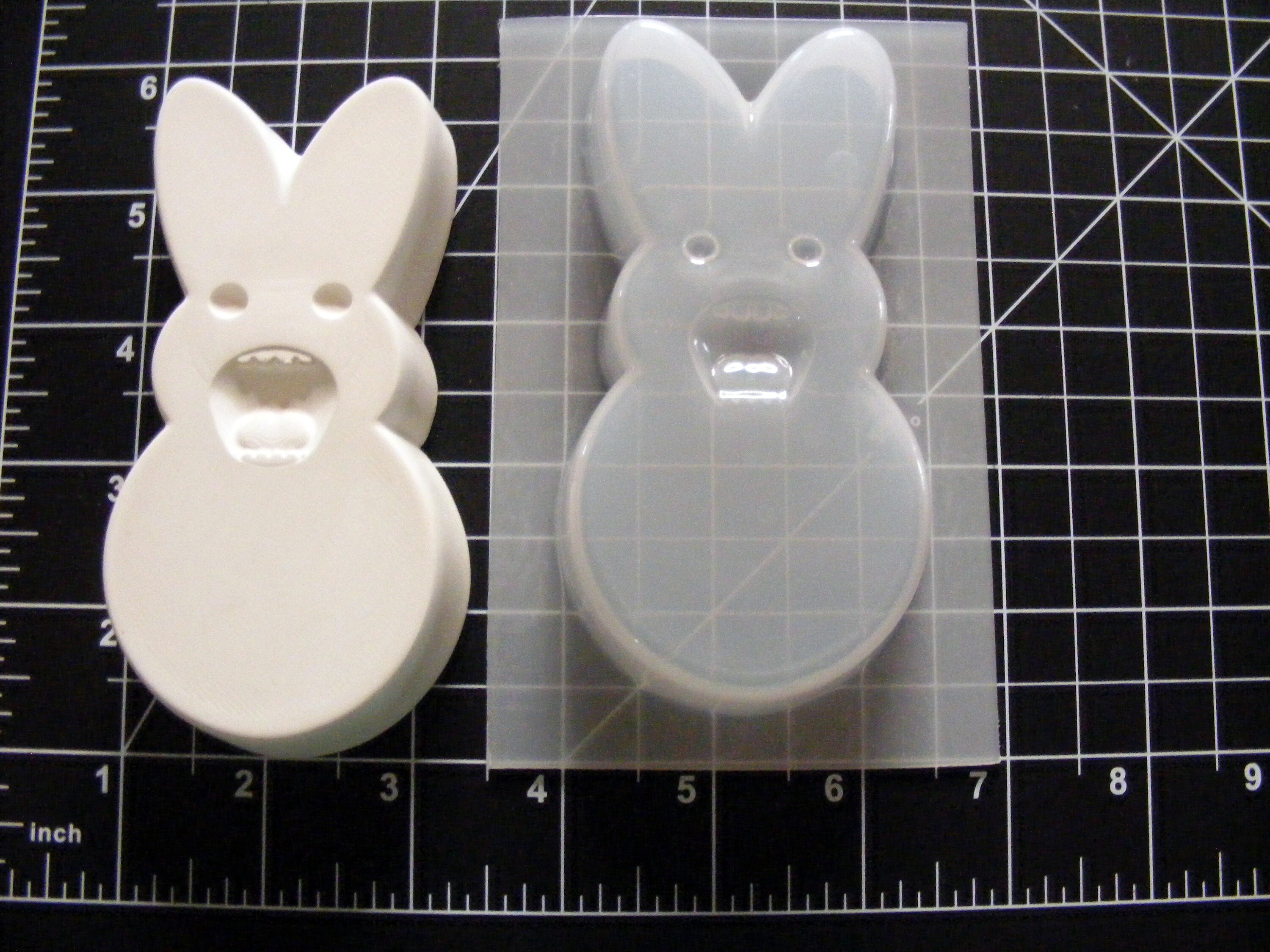 Marshmallow Bunny Style 2 Mold 4.5 Craft Mold Soap Etsy