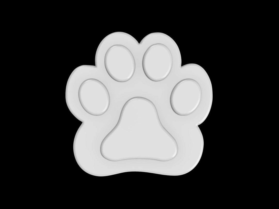 Paw Print Mold 3.15 Craft Mold Soap Mold Resin Mold Chocolate Mold Bath