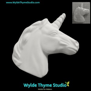 Majestic Unicorn Mold - Plastic Mold for Bath Bomb | Soap Mold | Resin Mold | Craft Mold | Plaster Mold | Animal Mold | Treat Mold | Oreo