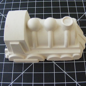 Railroad Train & Cars Mold - Plastic Mold for Bath Bombs | Soap Mold | Resin Mold | Craft Mold | Bath Bomb Mold | Train Mold | Plaster Mold