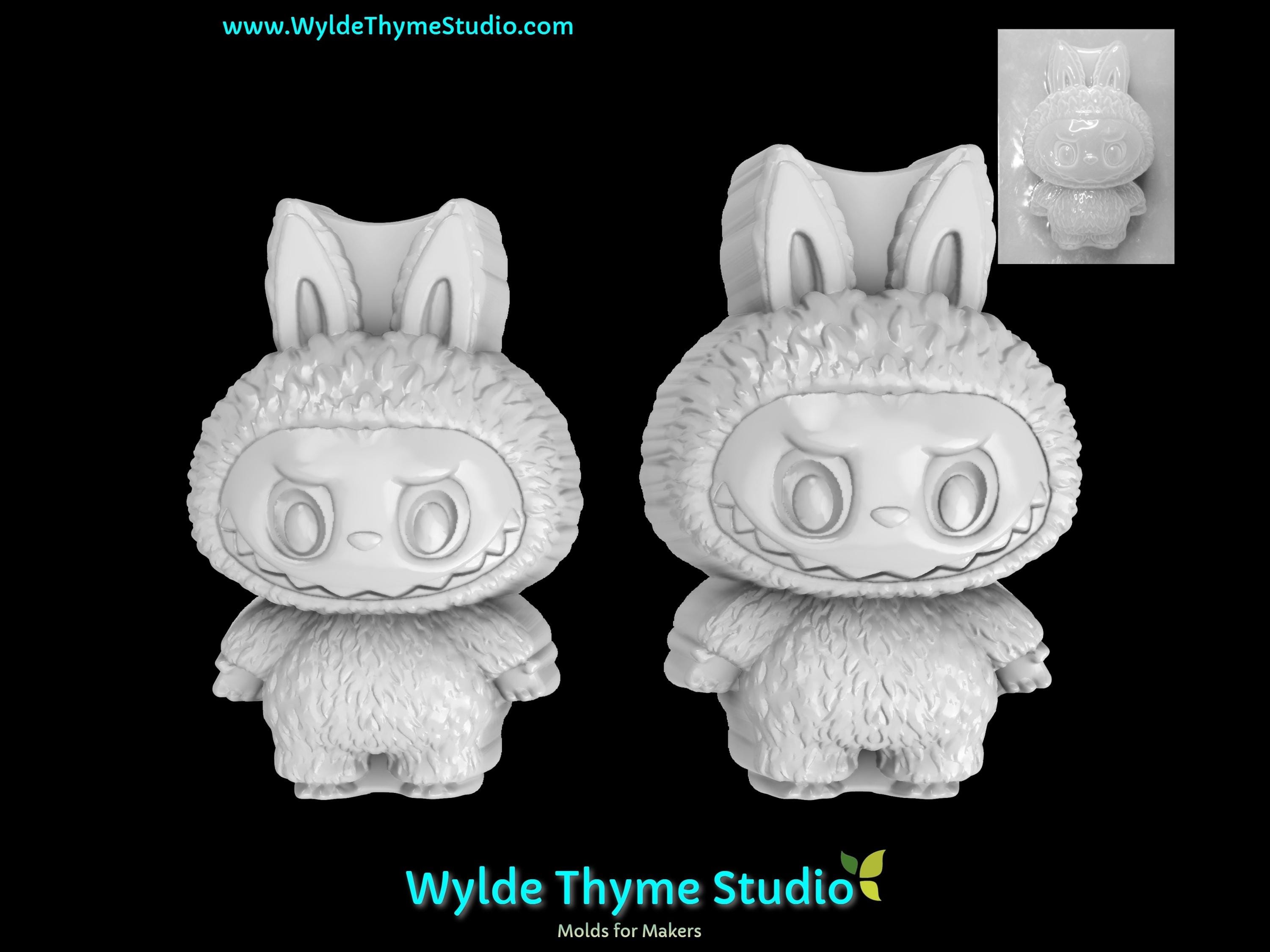 Cute Monster Mold - Plastic Mold | Craft Mold | Soap Mold | Resin