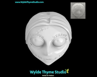 Sally Xmas Mould - 9,5 cm Bastelform | Seifenform | Harzform | Schokoladenform | Badebombenform | Leckerbissenform | Gipsform | Halloweenform