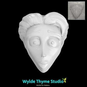 CB Victor Mold - 3.40" Craft Mold | Soap Mold | Resin Mold | Chocolate Mold | Treat Mold | Bath Bomb Mold | Oreo Mold | Corpse Bride Mold