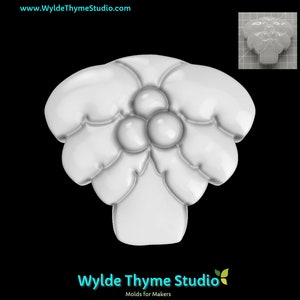 Palm Tree Mold Style 2 - 3.75&quot; Craft Mold | Soap Mold | Resin Mold | Chocolate Mold | Bath Bomb Mold | Treat Mold | Plaster Mold | Beach