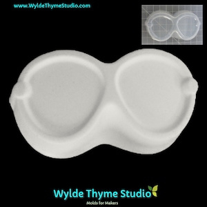 Sunglasses Mold - 4&quot; Plastic Mold | Bath Bomb Mold | Soap Mold | Resin Mold | Craft Mold | Plaster Mold | Summer Mold | Chocolate Mold