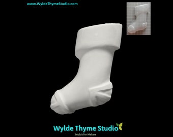 Strumpfform - 5,0" Bastelform | Seifenform | Harzform | Schokoladenform | Badebombenform | Leckerliform | Gipsform | Weihnachtsform