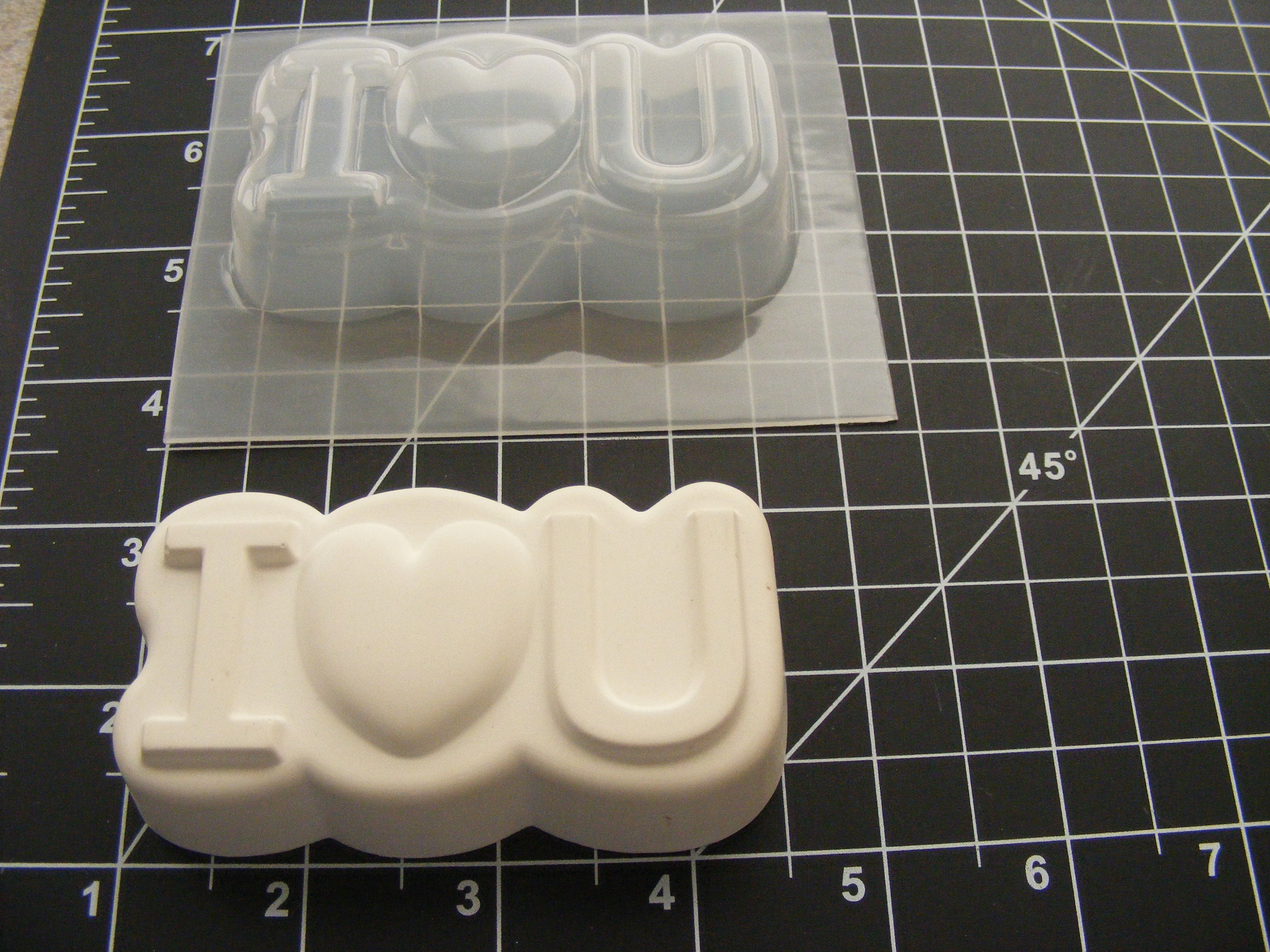 I Love You Mold Plastic Mold for Bath Bomb Soap Mold Etsy