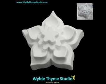 Daffodil Flower Mold - 3.50" Craft Mold | Soap Mold | Resin Mold | Chocolate Mold | Bath Bomb Mold | Treat Mold | Plaster Mold | Spring Mold
