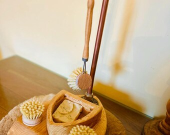 Holz & Kupfer Abwaschstation - Eco Kitchen Scrub Hub
