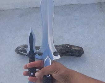 Custom Crafted Carbon Steel Blade Survival Dagger Knife | Knife for Hunting and Camping