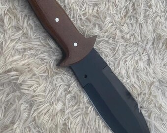 Handmade 1095 High Carbon Steel Smatchet Knife, Full Tang, Fixed Blade