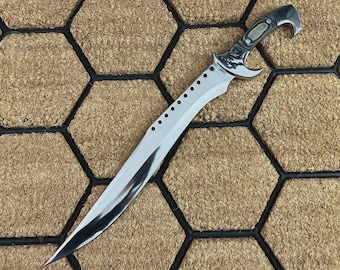Custom Crafted Carbon Steel Blade Survival Machete Knife