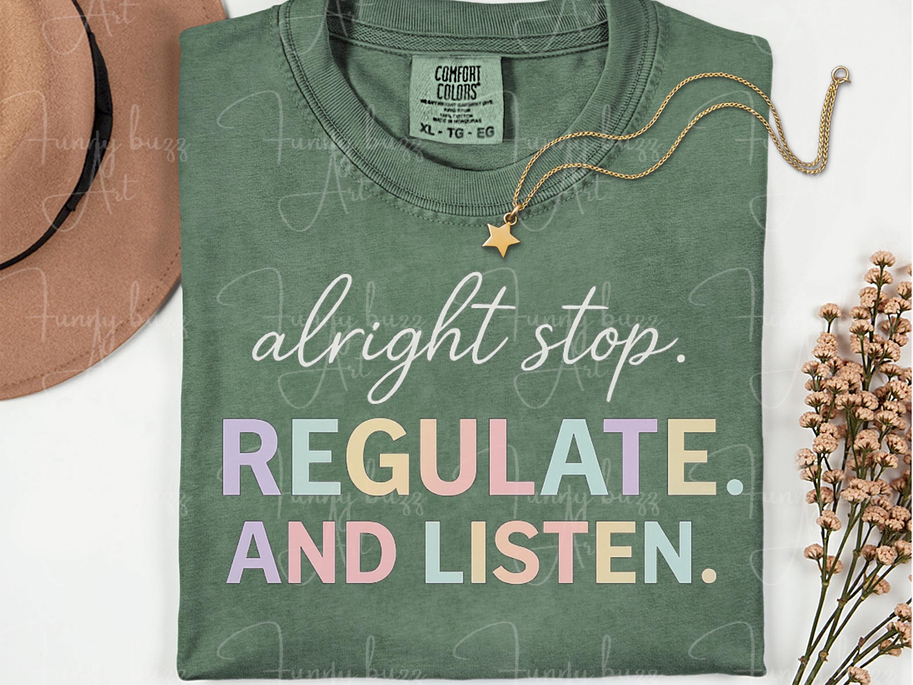 Alright Stop Regulate and Listen PNG SVG, Special School Education ...