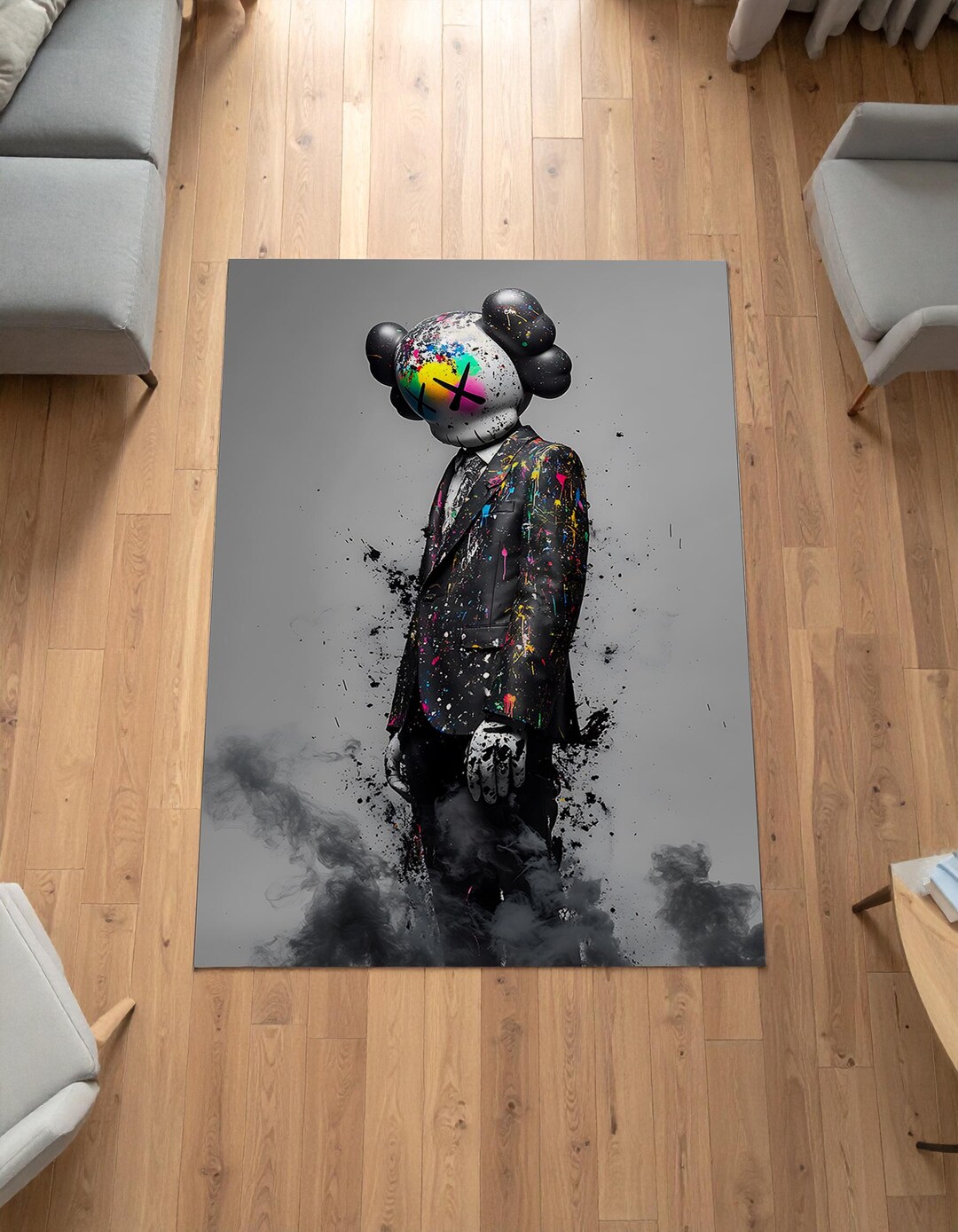 Action Figure Rug Anatomical Figure Rug, Pop Art Sculpture Mat, Hypebeast Decor - Etsy