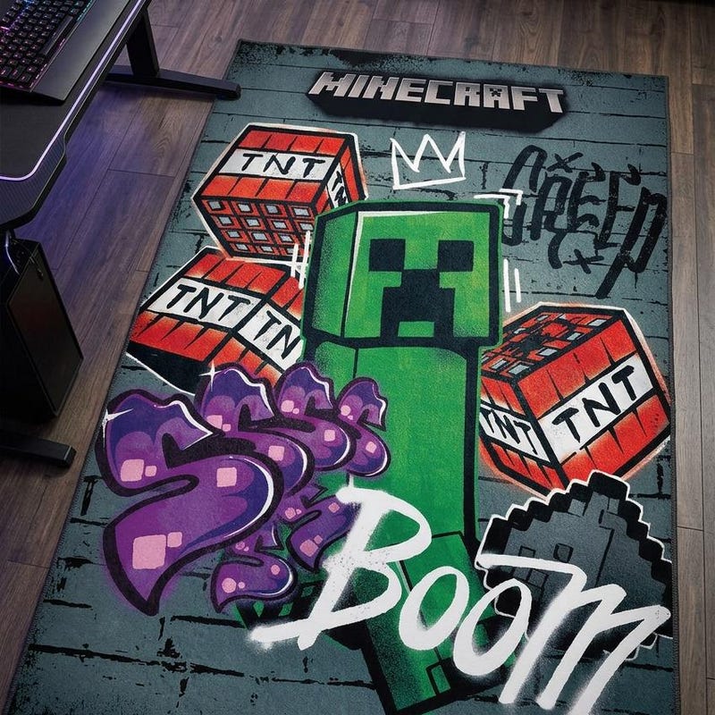 Minecraft Rug Art Minecrafts Rug - Etsy